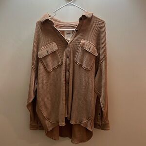 Aerie Lumberjane Waffle Shirt